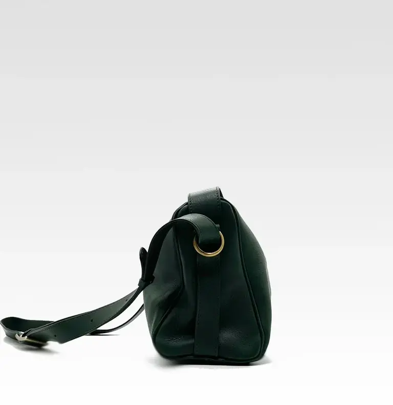 Aesaert Teckel Handbag - Emerald Green
