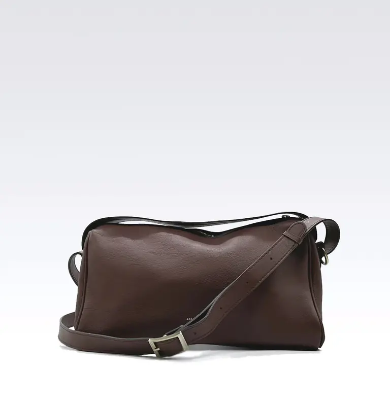 Aesaert Teckel Handbag - Dark Brown