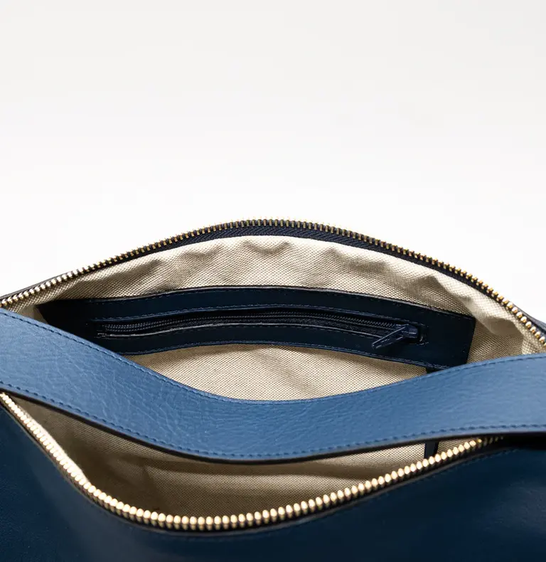 Aesaert Teckel Handbag - Navy Blue