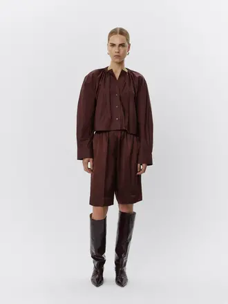 DAY Birch Shirt - Bitter Chocolate