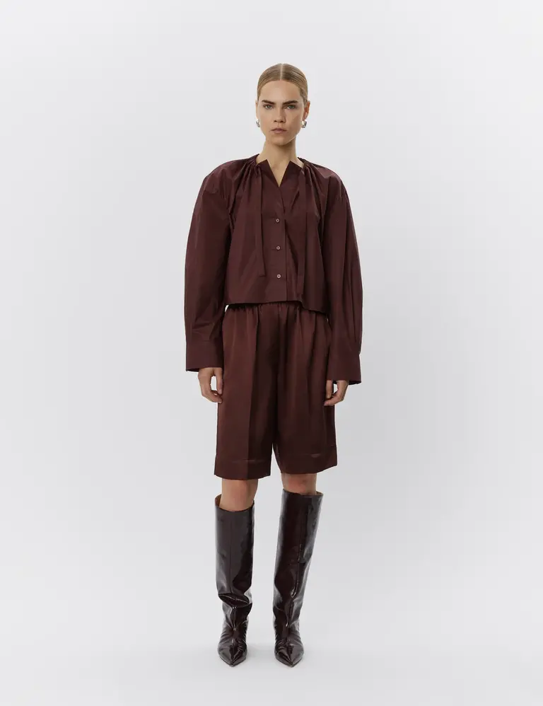 DAY Birch Shirt - Bitter Chocolate