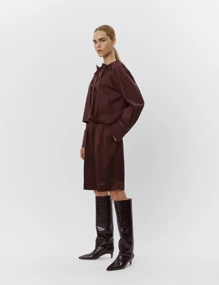 DAY Birch Shirt - Bitter Chocolate