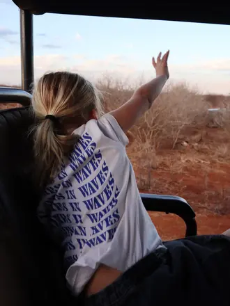 LN Knits Kids 'It Comes In Waves' T-Shirt - White