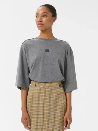 Gestuz Jilan Tee - Dark Grey Melange