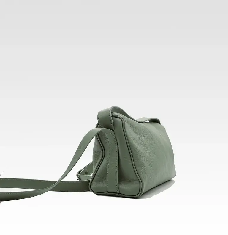 Aesaert Teckel Handbag - Sage green