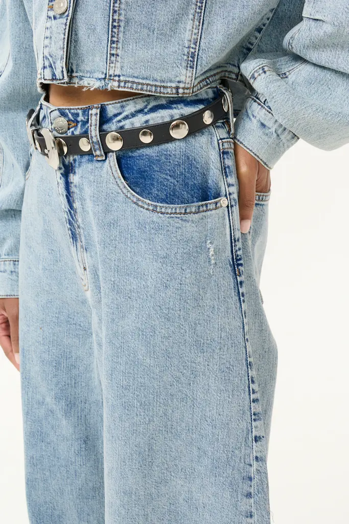 Gestuz Dea Barrel Jeans - Light Blue L:32