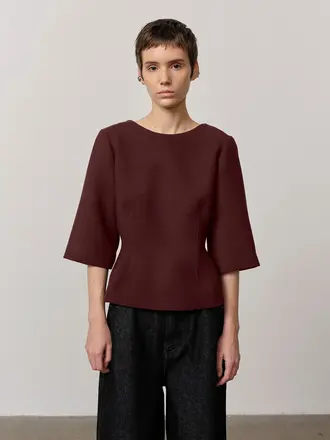Birgitte Herskind Samuel Blouse - Mahogany