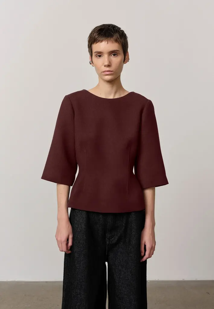 Birgitte Herskind Samuel Blouse - Mahogany