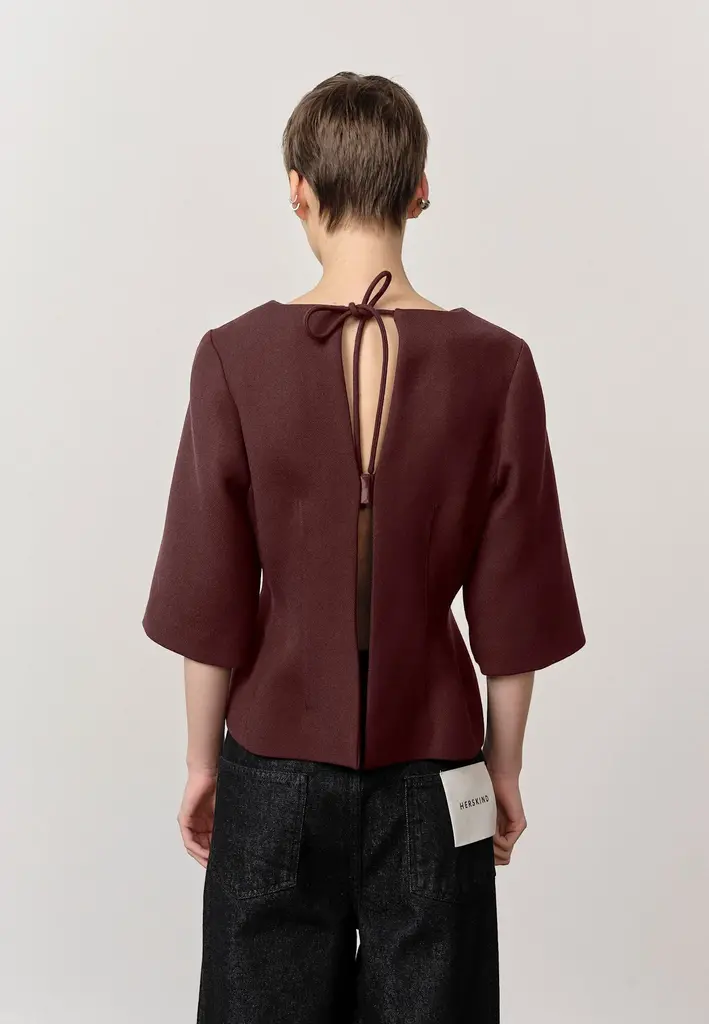 Birgitte Herskind Samuel Blouse - Mahogany