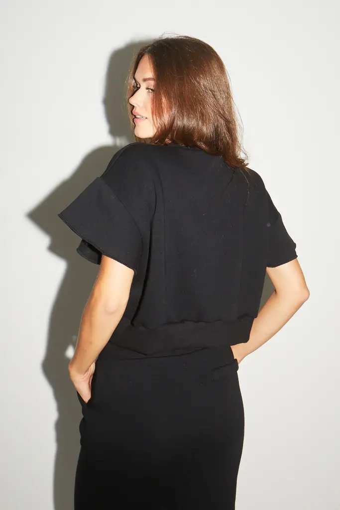 RE/BORN Raffaëlla top - Black