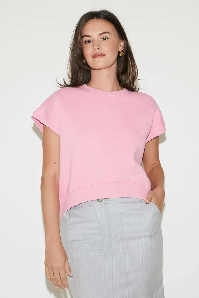 RE/BORN Justine Top - Rose