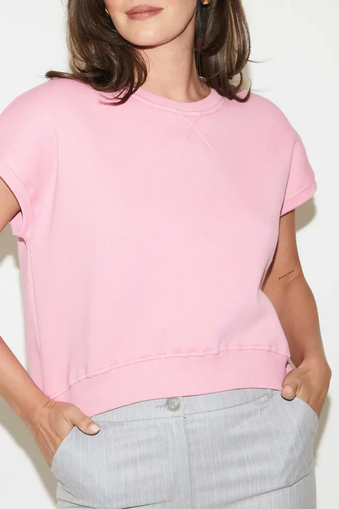 RE/BORN Justine Top - Rose