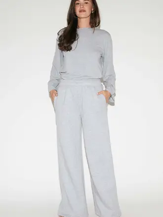 RE/BORN Gustavo Sweatpants - Gray Melange