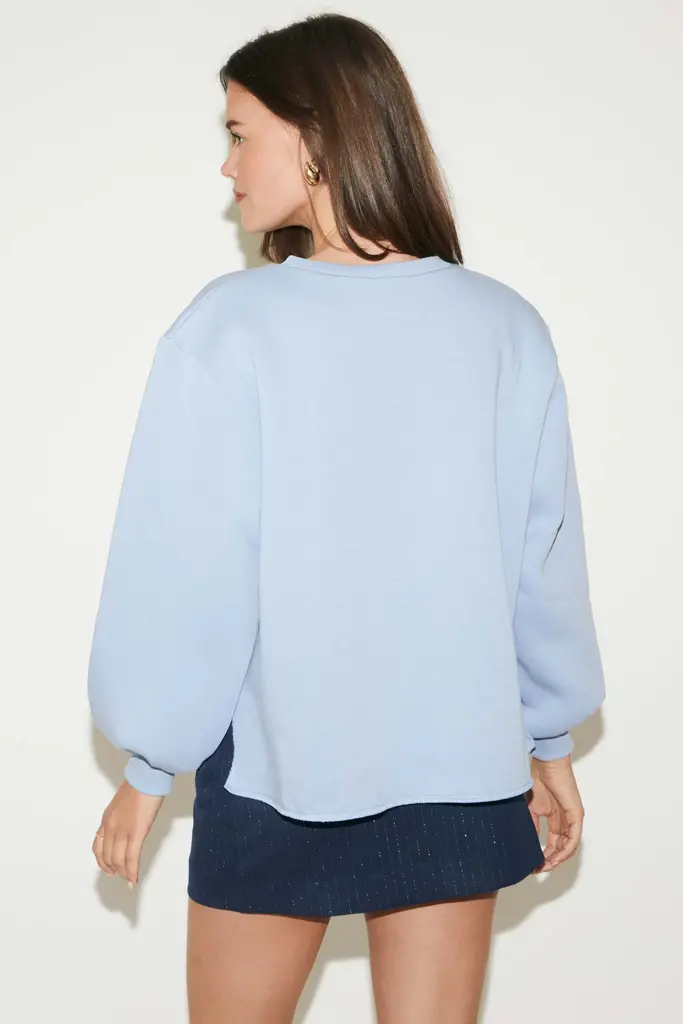 RE/BORN Kai Sweater - Light Blue