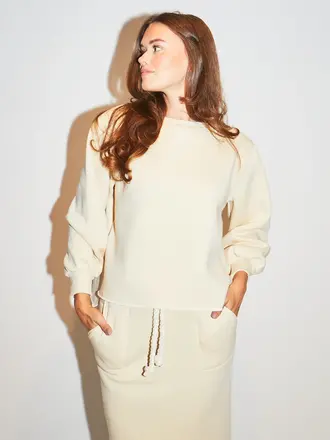 RE/BORN Kai Sweater - Crème