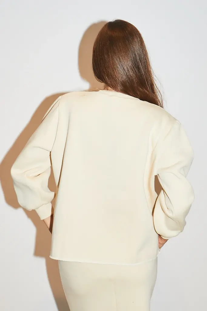 RE/BORN Kai Sweater - Crème