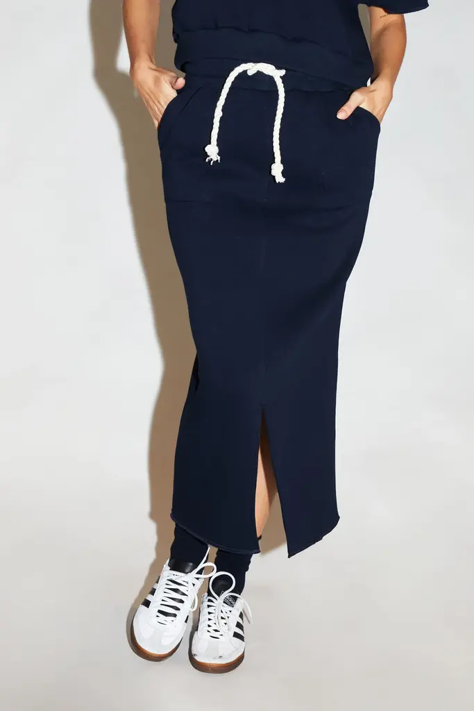 RE/BORN Estelle Skirt - Dark Blue