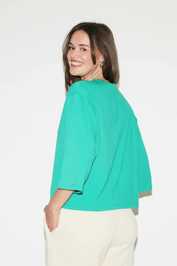 RE/BORN Zizi T-shirt - Smaragd Green