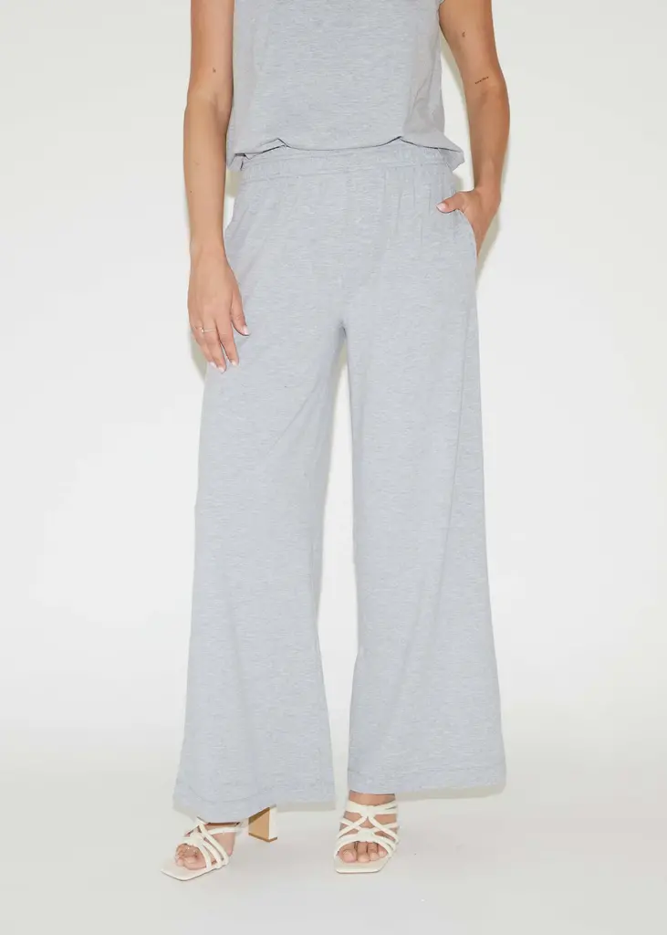 RE/BORN Kate Pants - Gray Melange
