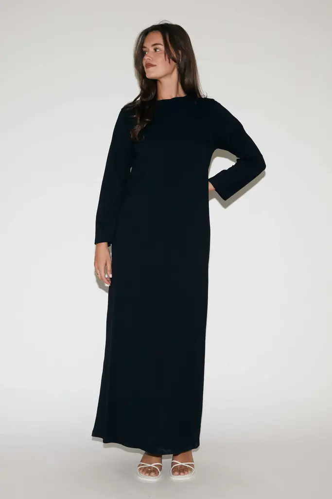 RE/BORN Chiara Dress - Black