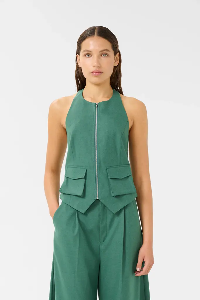 Gestuz Callia halterneck - Posy green