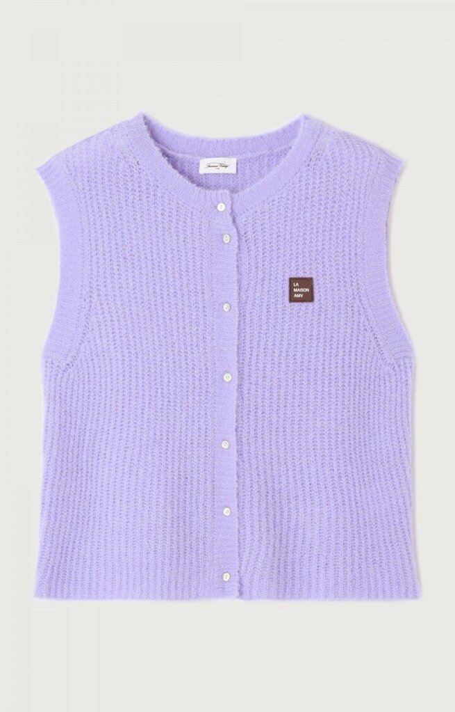 American Vintage East Gilet - Lavende Pastel Chine