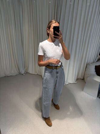 Lois Globe Jeans - Grey Snow