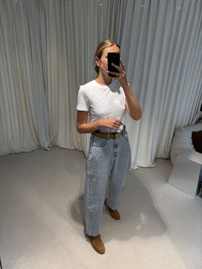 Lois Globe Jeans - Grey Snow