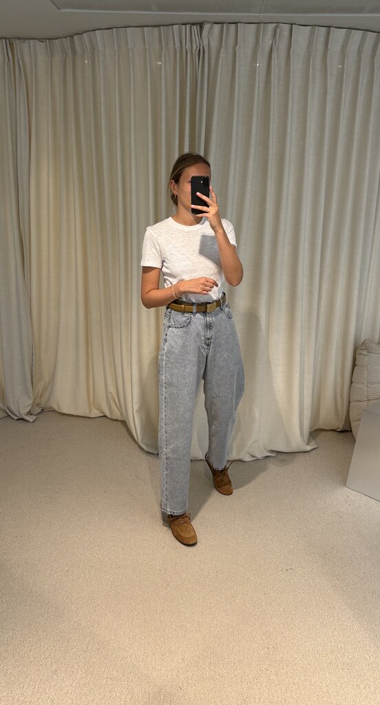 Lois Globe Jeans - Grey Snow