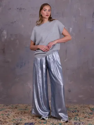 Nathalie Vleeschouwer Freddy Pants - Shiny Silver
