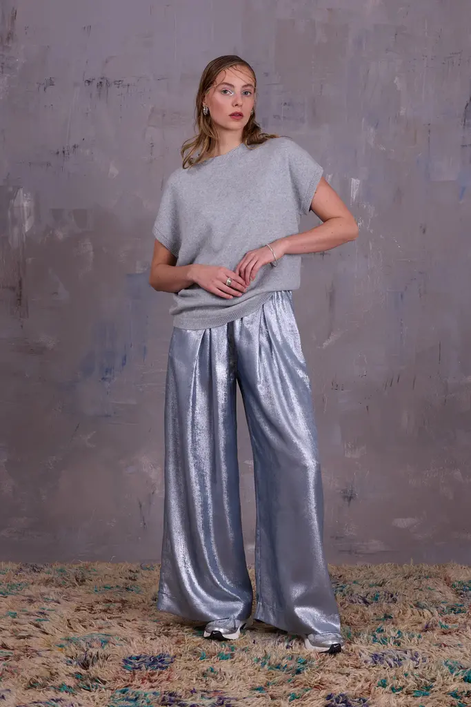 Nathalie Vleeschouwer Freddy Pants - Shiny Silver
