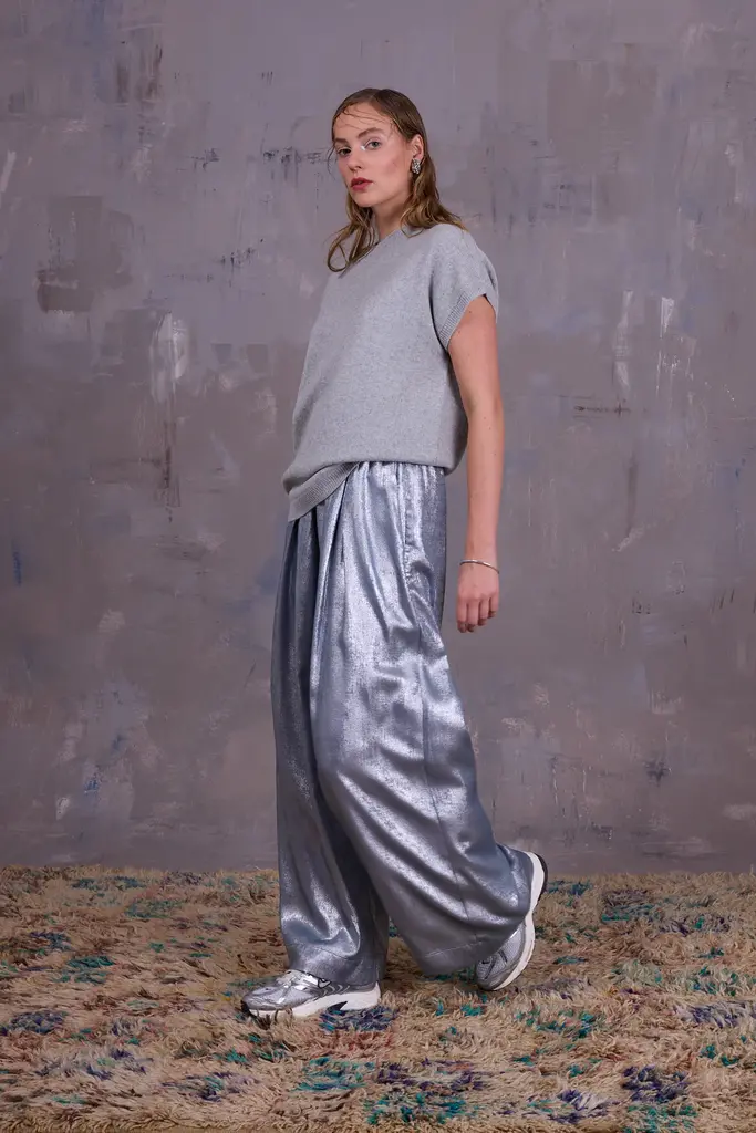 Nathalie Vleeschouwer Freddy Pants - Shiny Silver