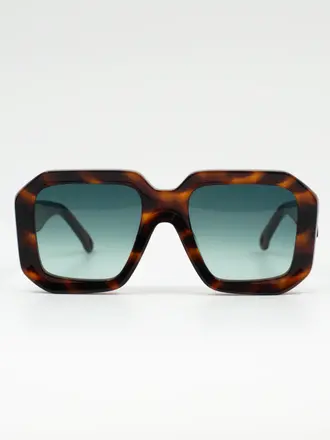 Nathalie Vleeschouwer Onassis Sunglasses - Tortoise/Bottle