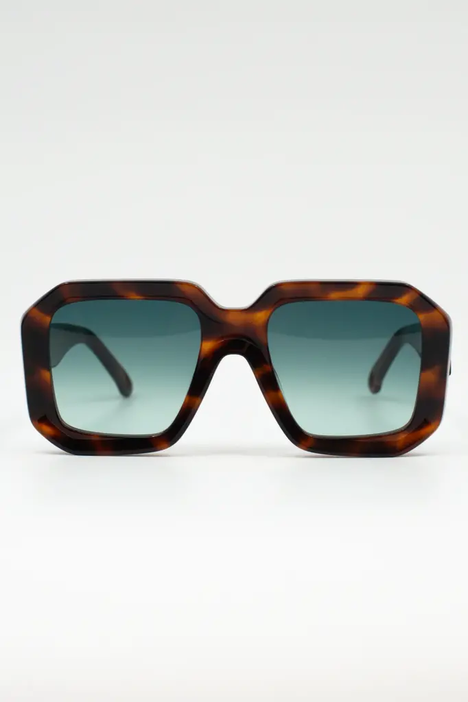 Nathalie Vleeschouwer Onassis Sunglasses - Tortoise/Bottle