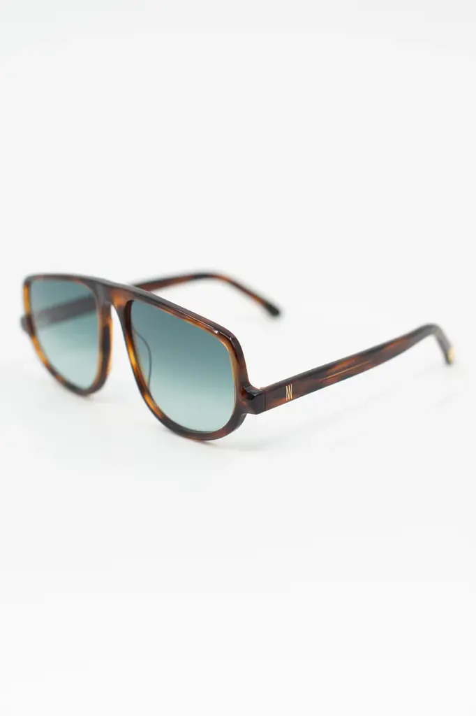 Nathalie Vleeschouwer Felice Sunglasses - Tortoise/Blue