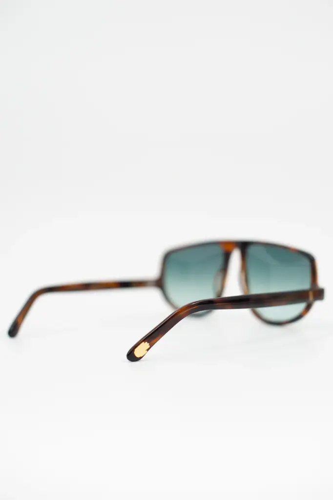 Nathalie Vleeschouwer Felice Sunglasses - Tortoise/Blue