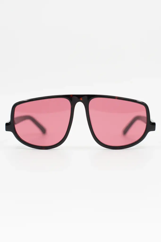 Nathalie Vleeschouwer Felice Sunglasses - Dark Tortoise/Cherry