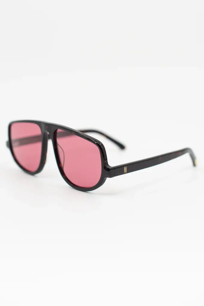 Nathalie Vleeschouwer Felice Sunglasses - Dark Tortoise/Cherry