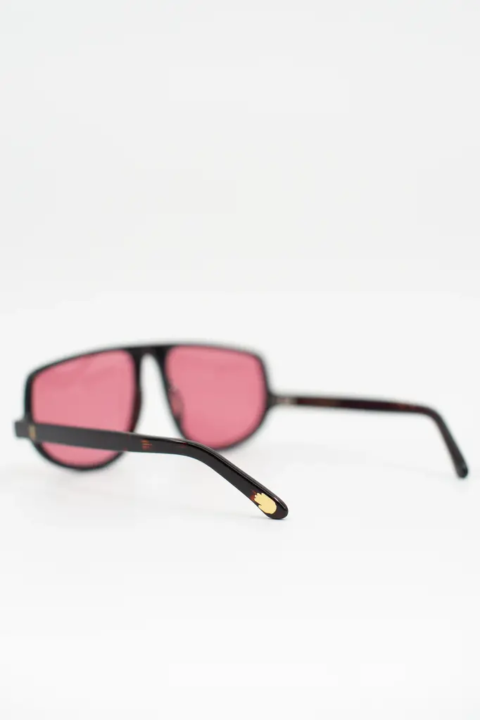 Nathalie Vleeschouwer Felice Sunglasses - Dark Tortoise/Cherry
