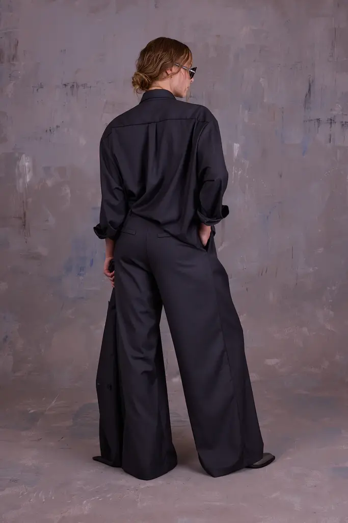 Nathalie Vleeschouwer Gilia Top - Anthracite