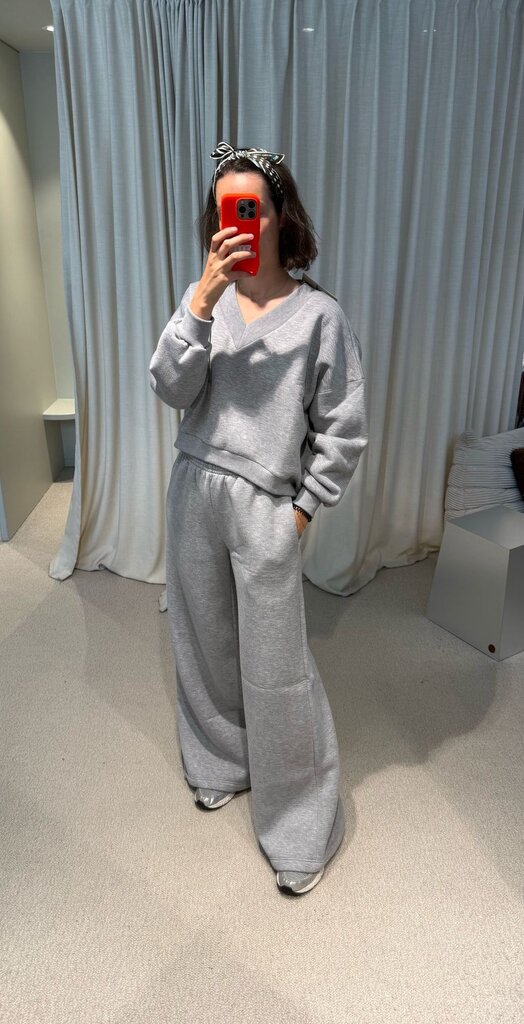 RE/BORN Athena sweater - Gray melange