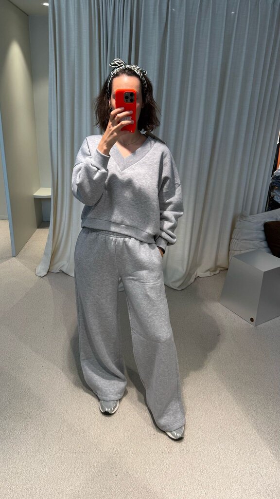 RE/BORN Athena sweater - Gray melange