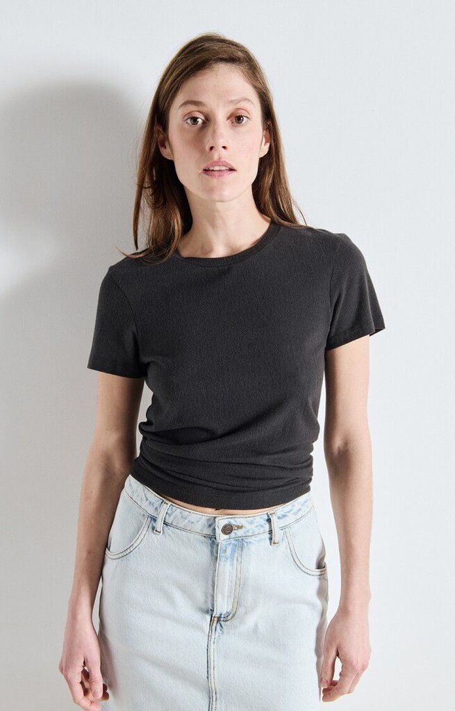 American Vintage Ypawood Slim T-Shirt - Carbone Chine