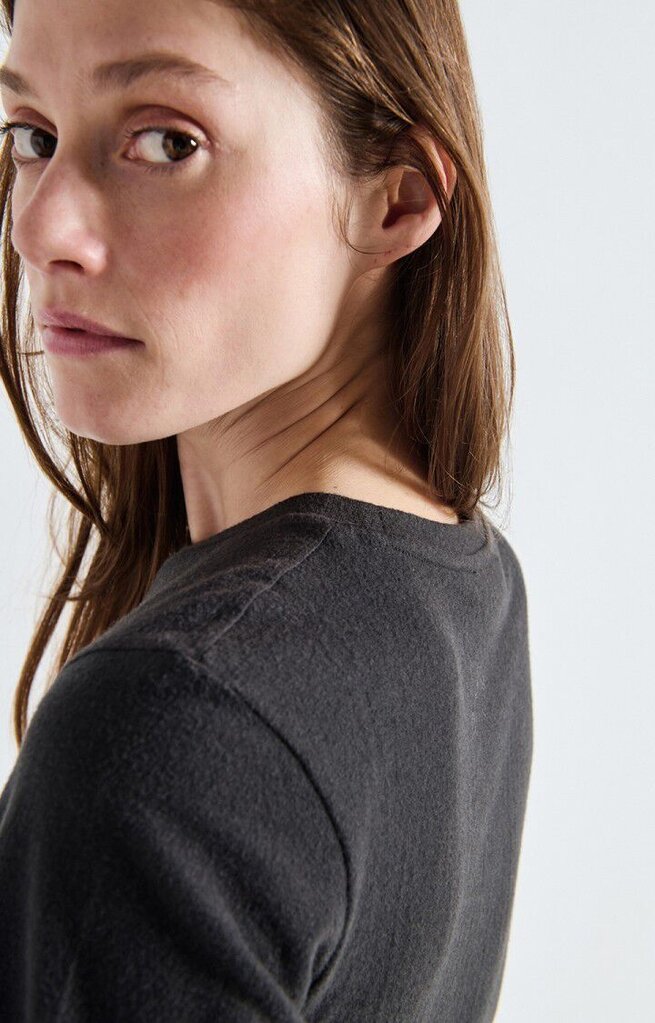 American Vintage Ypawood Slim T-Shirt - Carbone Chine