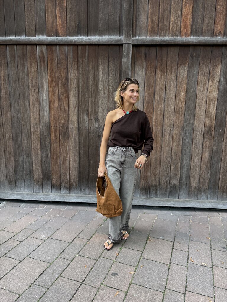 Rae Daphne Top - Raven (Brown)