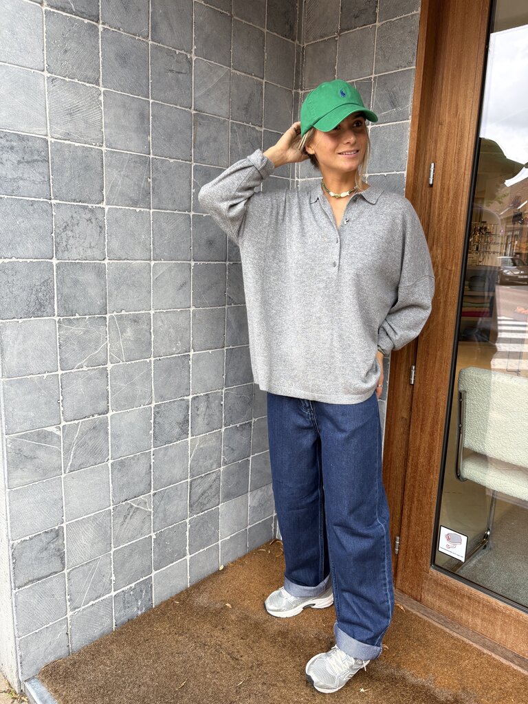 Raff Collective Polo Knit - Grey