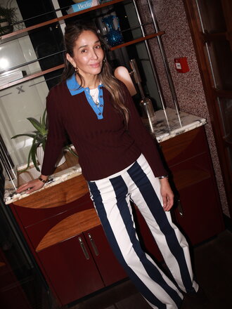 COCO Y MARIA Lemonie Polo - Aubergine/Blue