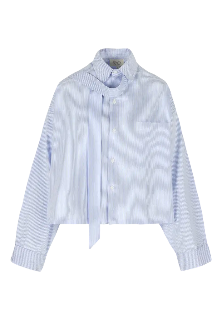 Rae Nikki Shirt - Light Blue Stripe