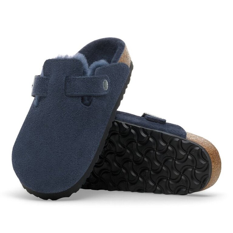 Birkenstock Boston Shearling - New Navy