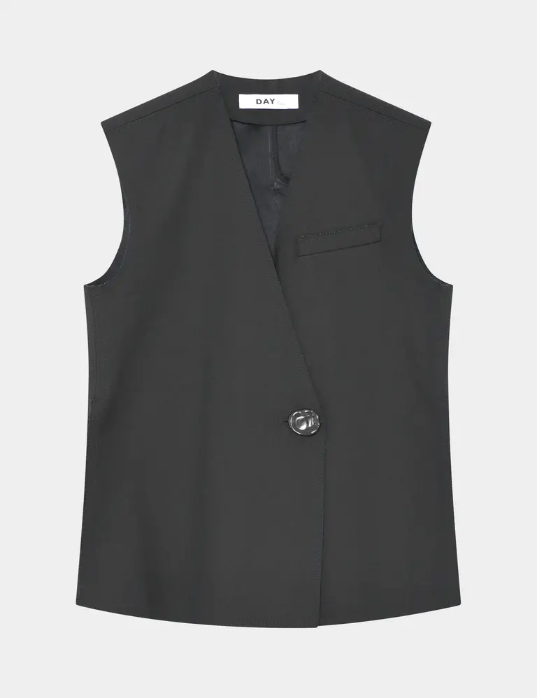 DAY Francine Waistcoat - Black
